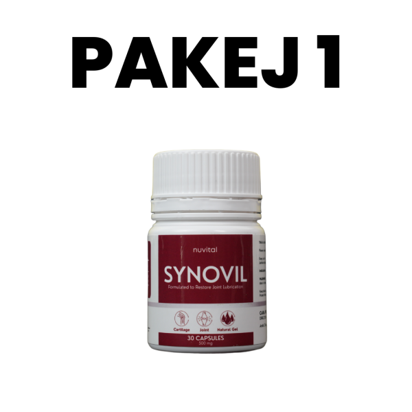 Pakej Synovil 1 botol untuk bantu pulihkan sakit lutut dan sendi.